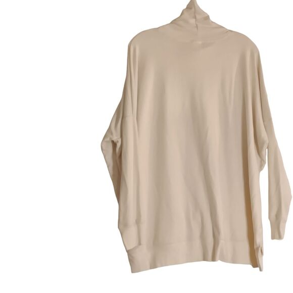 Pink Victoria Secret Love Pink Long Sleeve Turtle Neck Oversized Pullover M - Picture 3 of 4